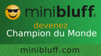 Elena joue au Minibluff